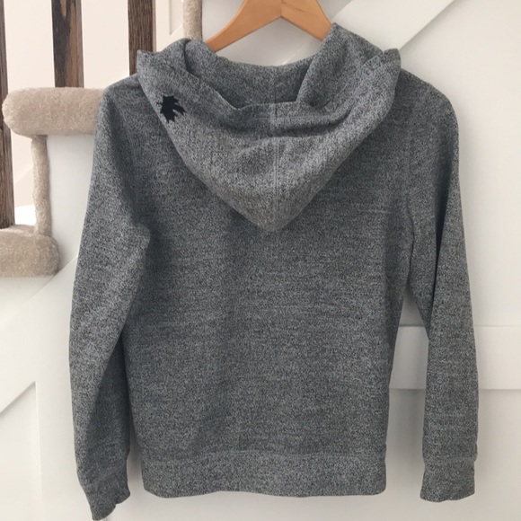 Roots Kids Salt and Pepper Zip Up Hoodie Size XL - Picture 3 of 4